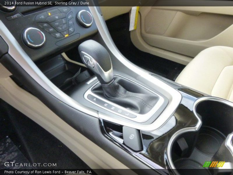 Sterling Gray / Dune 2014 Ford Fusion Hybrid SE