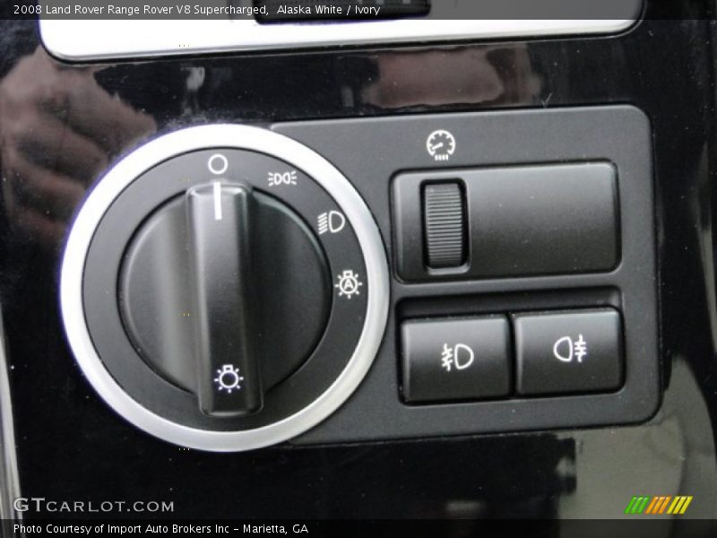 Controls of 2008 Range Rover V8 Supercharged