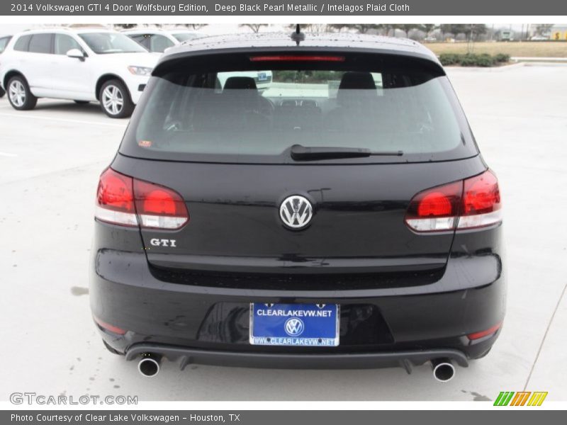 Deep Black Pearl Metallic / Intelagos Plaid Cloth 2014 Volkswagen GTI 4 Door Wolfsburg Edition