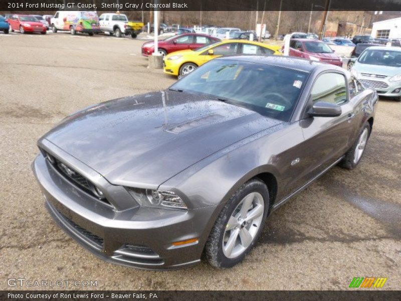 Sterling Gray / Charcoal Black 2014 Ford Mustang GT Coupe