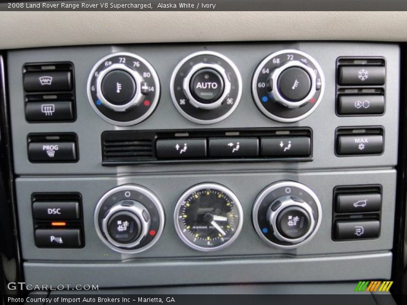 Controls of 2008 Range Rover V8 Supercharged