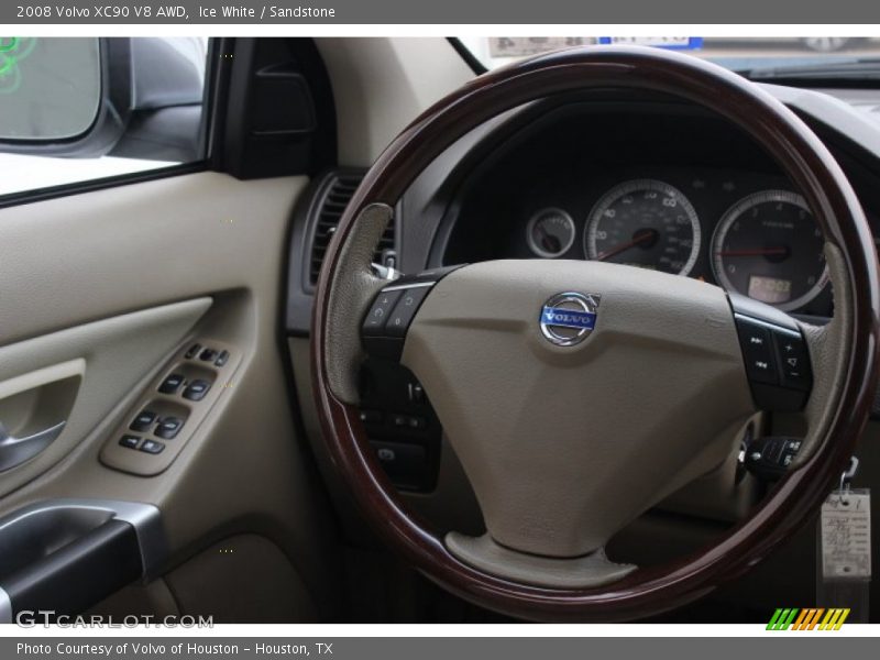 Ice White / Sandstone 2008 Volvo XC90 V8 AWD