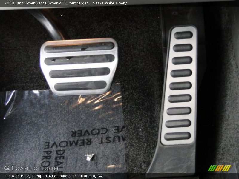 Alaska White / Ivory 2008 Land Rover Range Rover V8 Supercharged