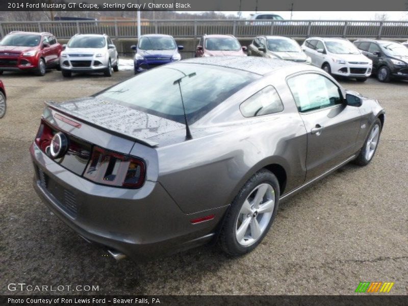 Sterling Gray / Charcoal Black 2014 Ford Mustang GT Coupe