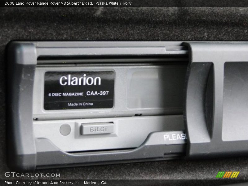 Alaska White / Ivory 2008 Land Rover Range Rover V8 Supercharged