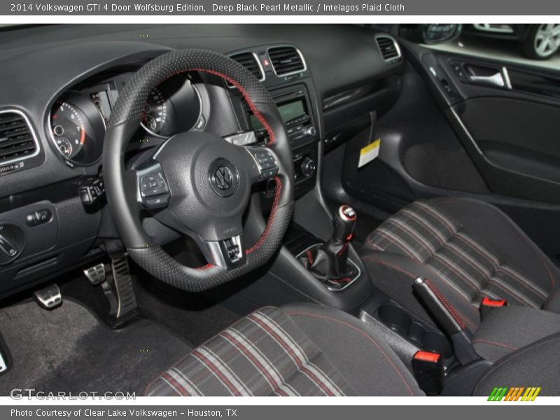  2014 GTI 4 Door Wolfsburg Edition Intelagos Plaid Cloth Interior