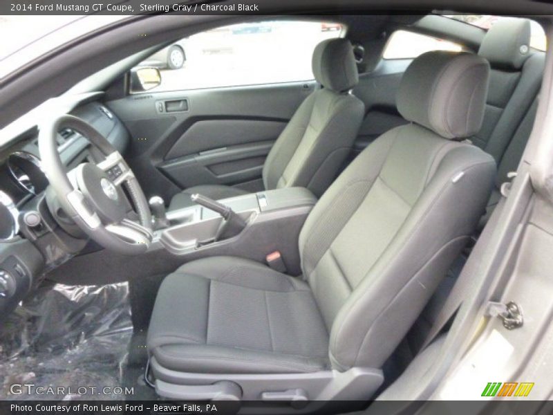 Sterling Gray / Charcoal Black 2014 Ford Mustang GT Coupe