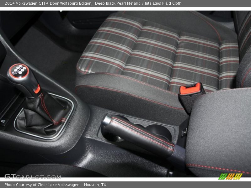 Deep Black Pearl Metallic / Intelagos Plaid Cloth 2014 Volkswagen GTI 4 Door Wolfsburg Edition