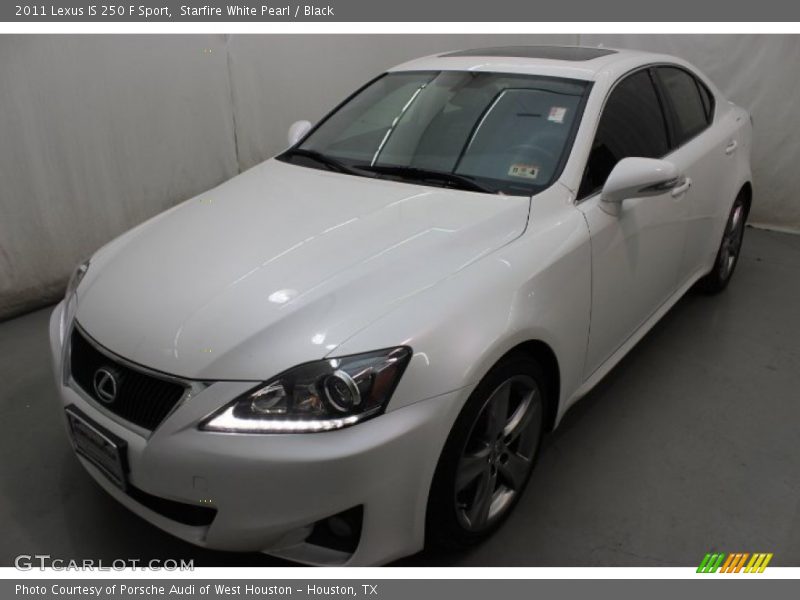 Starfire White Pearl / Black 2011 Lexus IS 250 F Sport