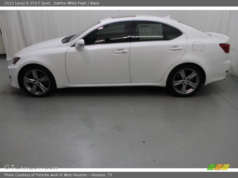 Starfire White Pearl / Black 2011 Lexus IS 250 F Sport