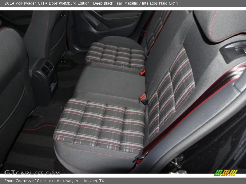 Deep Black Pearl Metallic / Intelagos Plaid Cloth 2014 Volkswagen GTI 4 Door Wolfsburg Edition