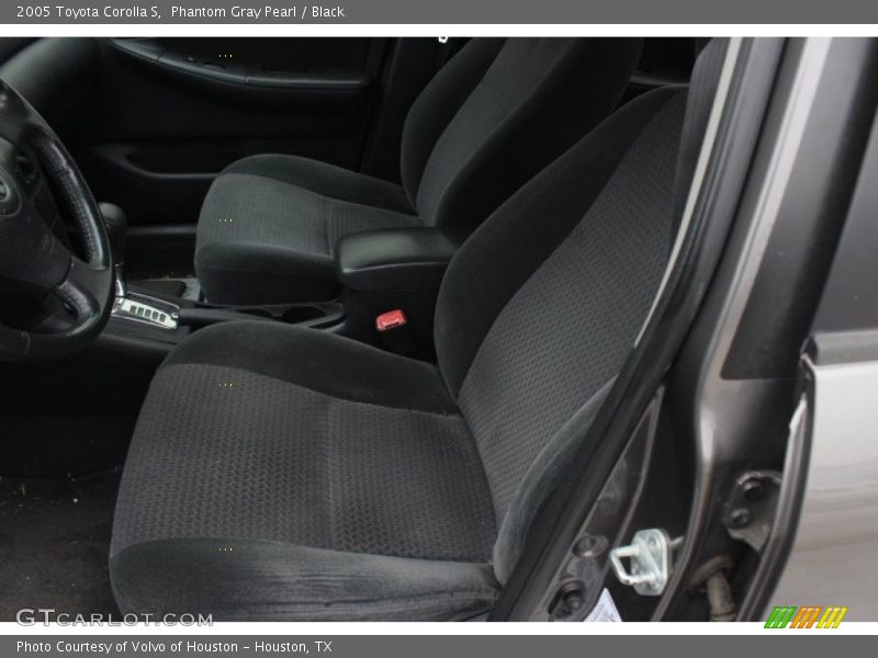 Phantom Gray Pearl / Black 2005 Toyota Corolla S