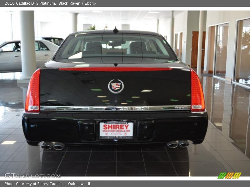 Black Raven / Ebony 2010 Cadillac DTS Platinum