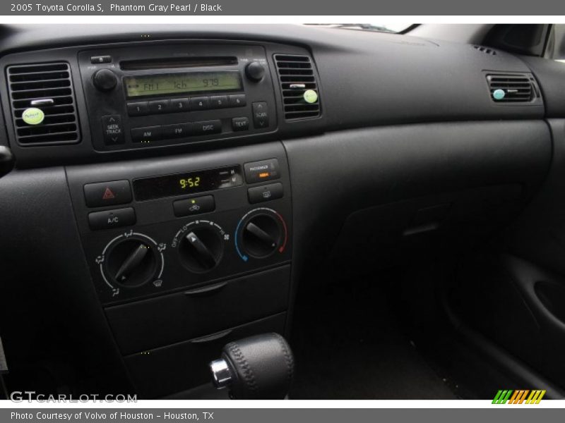 Phantom Gray Pearl / Black 2005 Toyota Corolla S