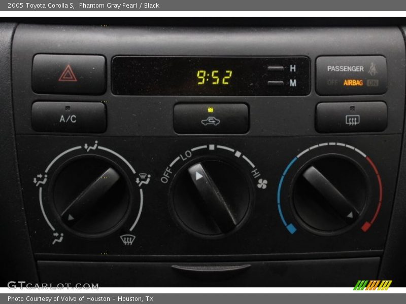 Phantom Gray Pearl / Black 2005 Toyota Corolla S