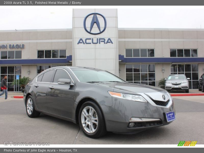 Polished Metal Metallic / Ebony 2009 Acura TL 3.5