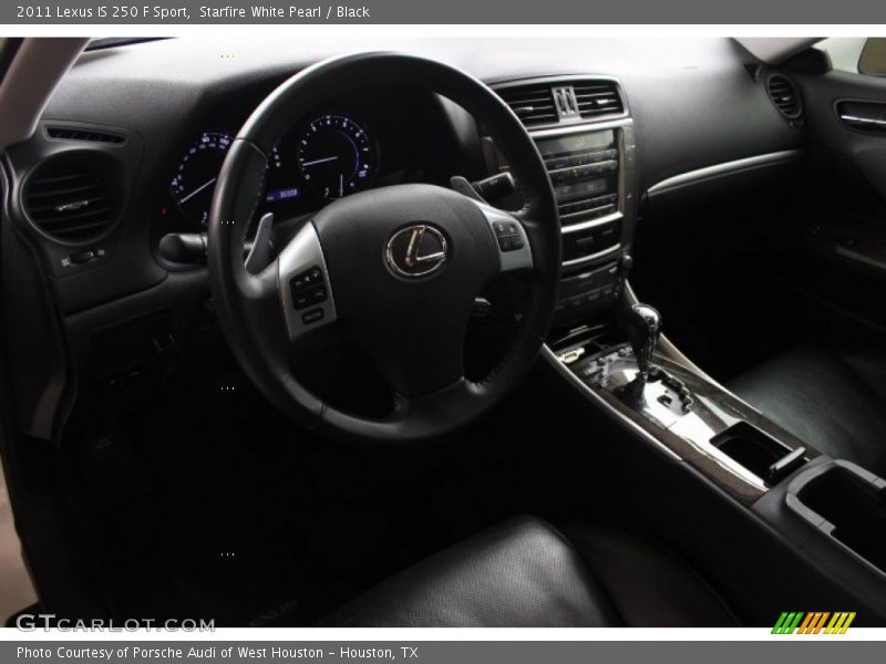 Starfire White Pearl / Black 2011 Lexus IS 250 F Sport