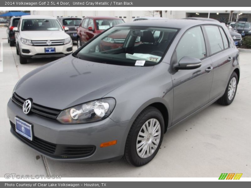 United Gray Metallic / Titan Black 2014 Volkswagen Golf 2.5L 4 Door