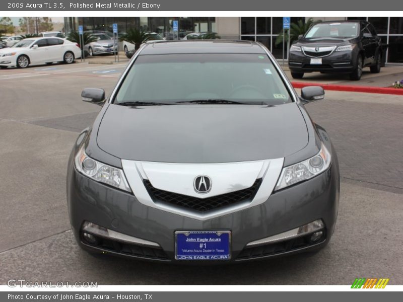 Polished Metal Metallic / Ebony 2009 Acura TL 3.5