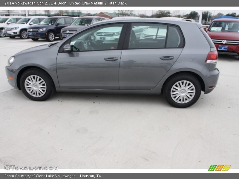 United Gray Metallic / Titan Black 2014 Volkswagen Golf 2.5L 4 Door