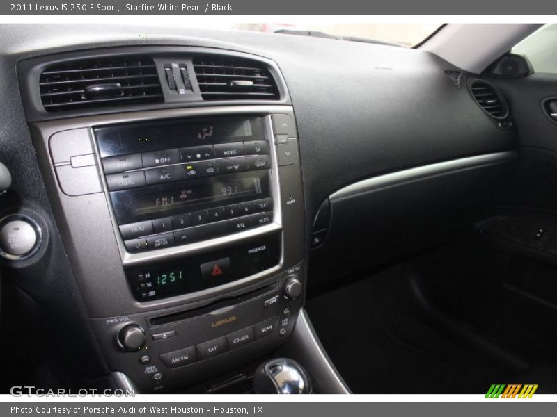Starfire White Pearl / Black 2011 Lexus IS 250 F Sport