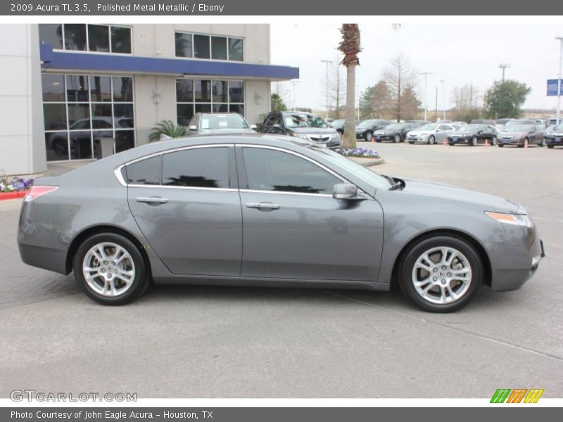 Polished Metal Metallic / Ebony 2009 Acura TL 3.5