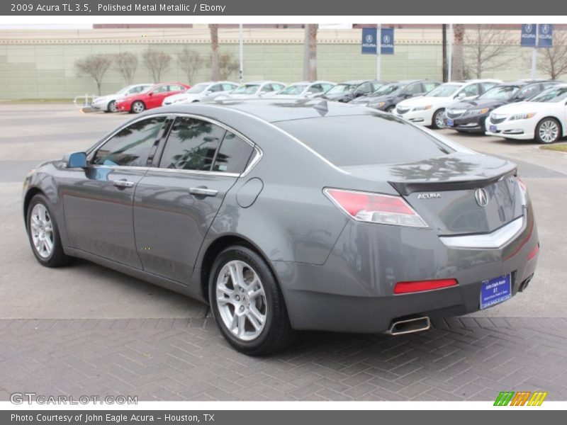 Polished Metal Metallic / Ebony 2009 Acura TL 3.5