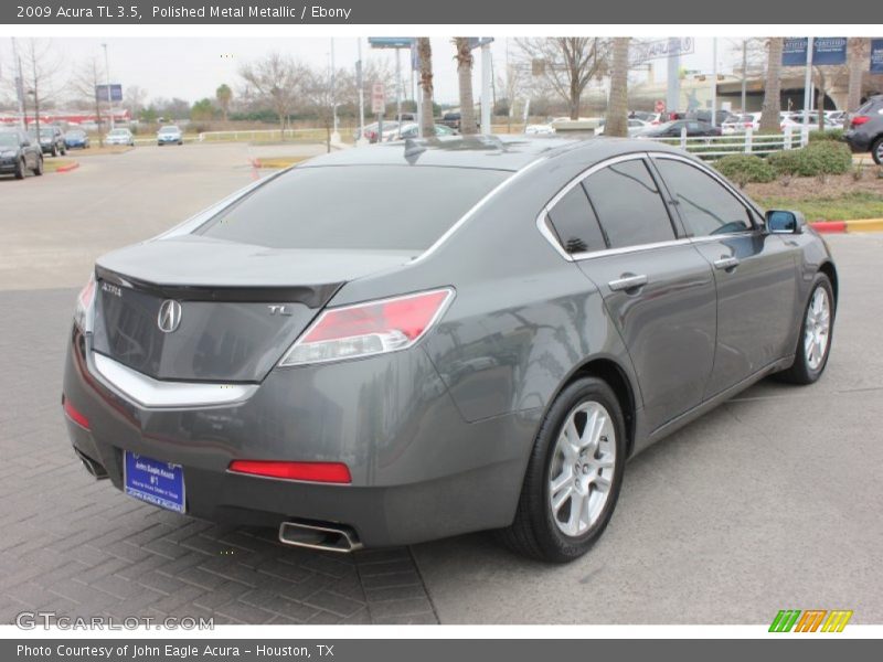 Polished Metal Metallic / Ebony 2009 Acura TL 3.5