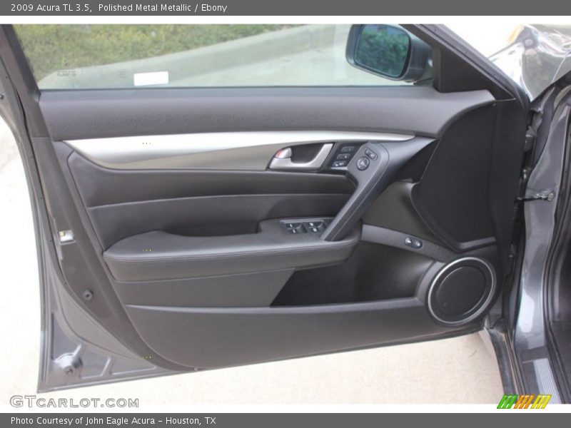 Polished Metal Metallic / Ebony 2009 Acura TL 3.5