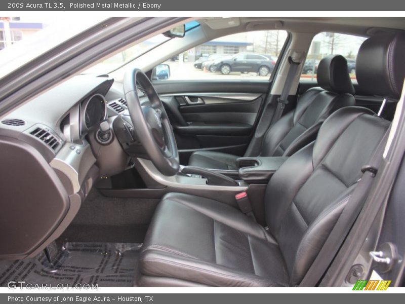 Polished Metal Metallic / Ebony 2009 Acura TL 3.5