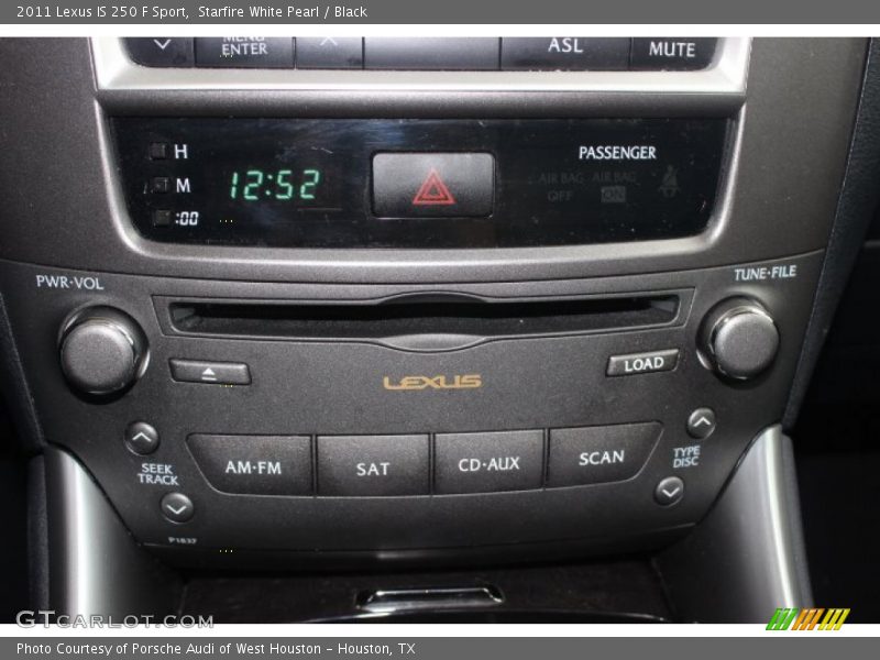 Starfire White Pearl / Black 2011 Lexus IS 250 F Sport