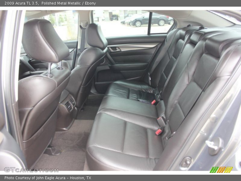 Polished Metal Metallic / Ebony 2009 Acura TL 3.5