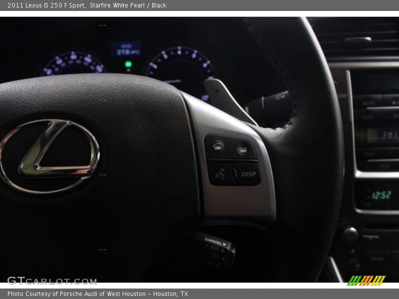 Starfire White Pearl / Black 2011 Lexus IS 250 F Sport
