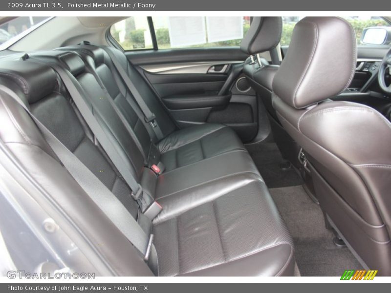 Polished Metal Metallic / Ebony 2009 Acura TL 3.5