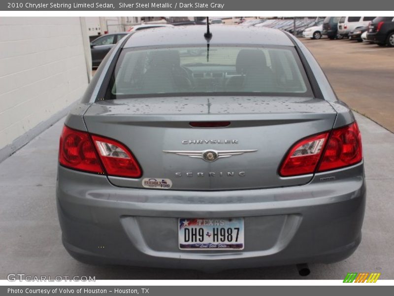 Silver Steel Metallic / Dark Slate Gray 2010 Chrysler Sebring Limited Sedan