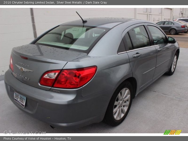 Silver Steel Metallic / Dark Slate Gray 2010 Chrysler Sebring Limited Sedan