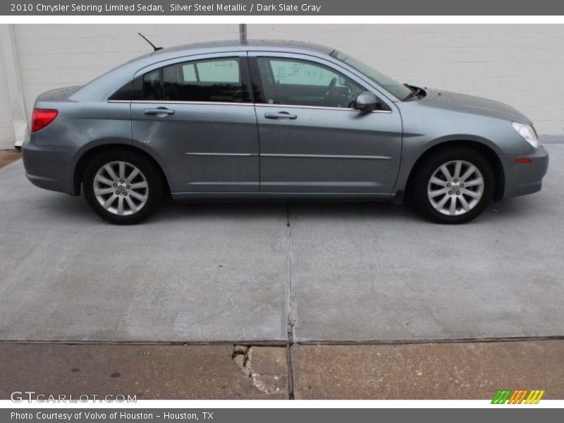 Silver Steel Metallic / Dark Slate Gray 2010 Chrysler Sebring Limited Sedan