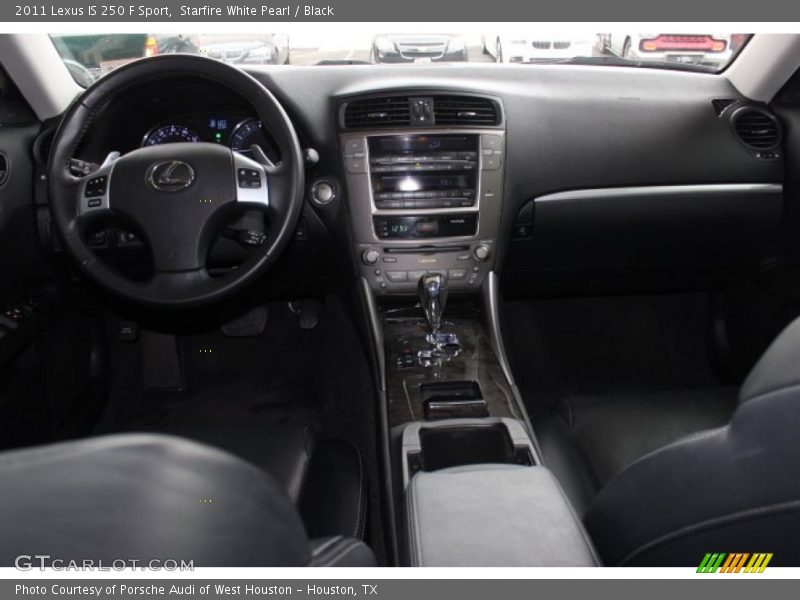 Starfire White Pearl / Black 2011 Lexus IS 250 F Sport
