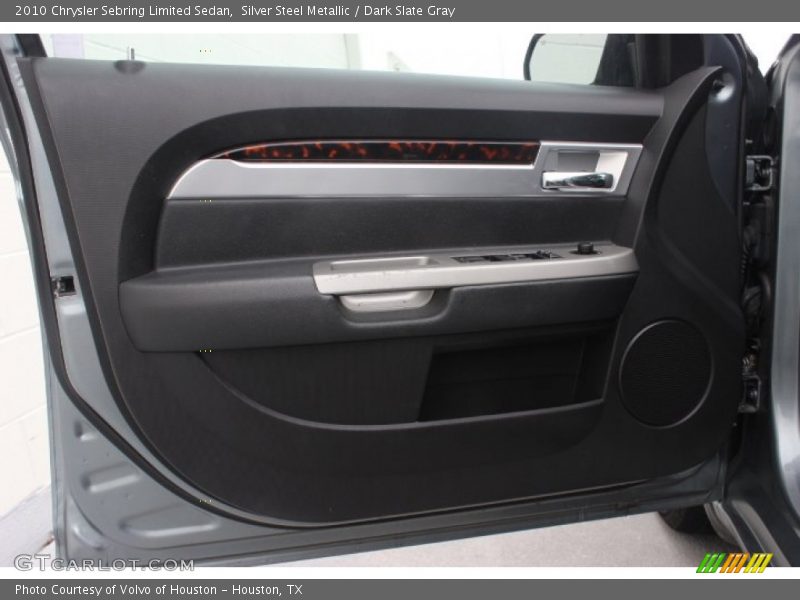 Silver Steel Metallic / Dark Slate Gray 2010 Chrysler Sebring Limited Sedan