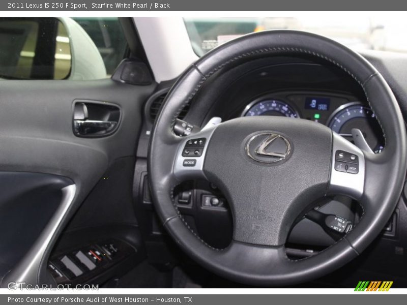 Starfire White Pearl / Black 2011 Lexus IS 250 F Sport