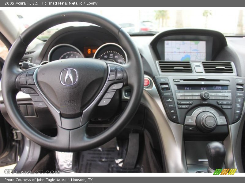 Polished Metal Metallic / Ebony 2009 Acura TL 3.5