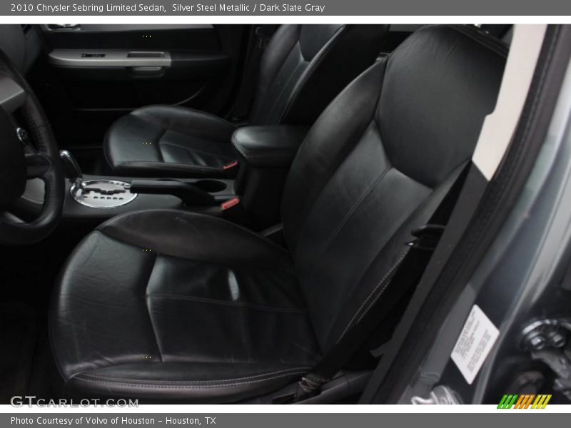 Silver Steel Metallic / Dark Slate Gray 2010 Chrysler Sebring Limited Sedan