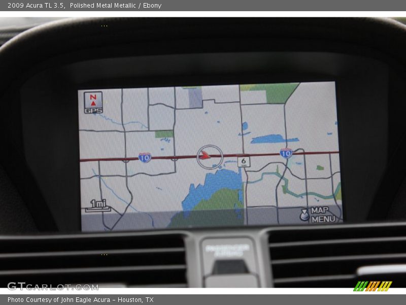 Polished Metal Metallic / Ebony 2009 Acura TL 3.5