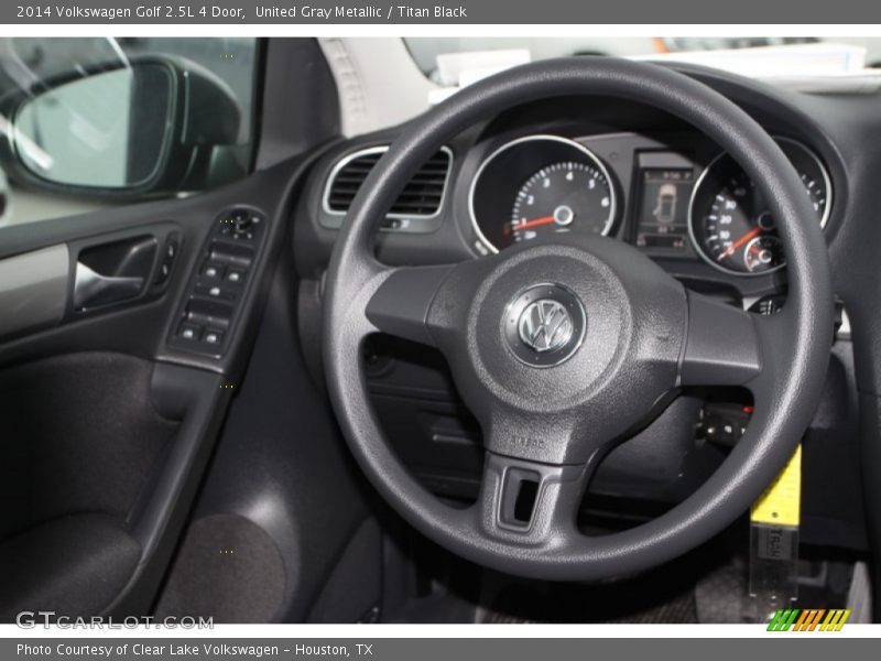 United Gray Metallic / Titan Black 2014 Volkswagen Golf 2.5L 4 Door