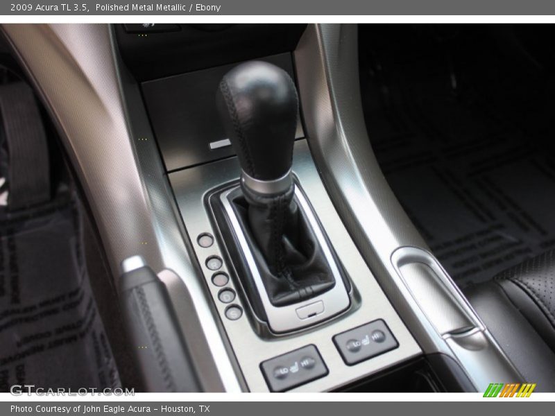 Polished Metal Metallic / Ebony 2009 Acura TL 3.5