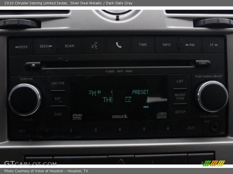 Silver Steel Metallic / Dark Slate Gray 2010 Chrysler Sebring Limited Sedan