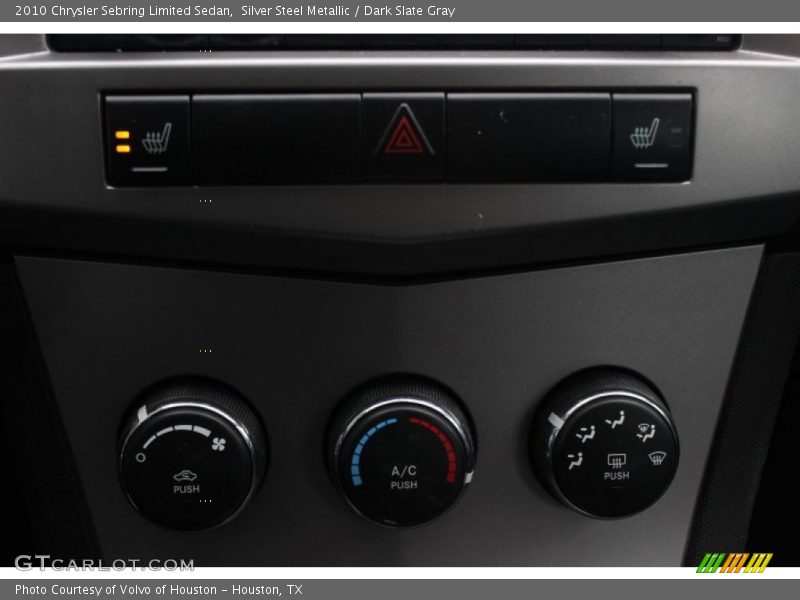 Silver Steel Metallic / Dark Slate Gray 2010 Chrysler Sebring Limited Sedan
