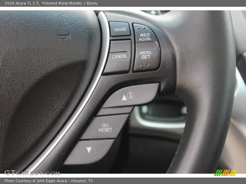 Polished Metal Metallic / Ebony 2009 Acura TL 3.5