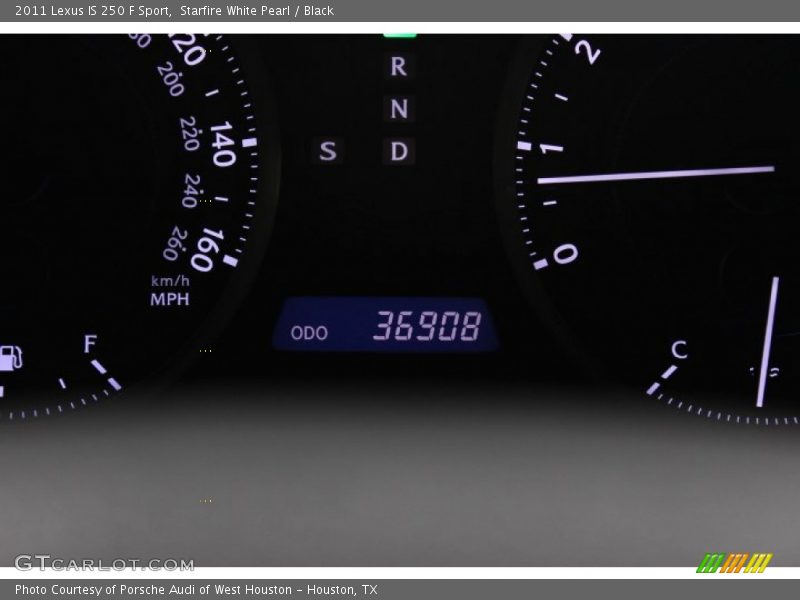 Starfire White Pearl / Black 2011 Lexus IS 250 F Sport