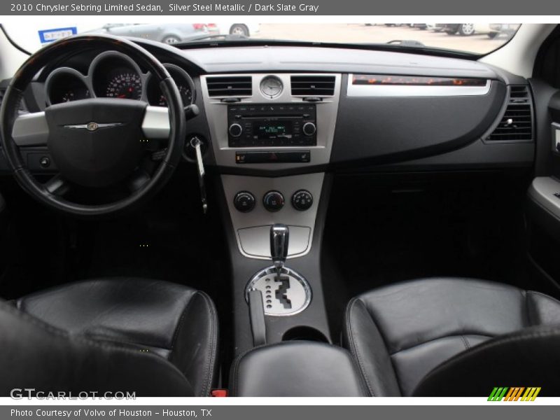 Silver Steel Metallic / Dark Slate Gray 2010 Chrysler Sebring Limited Sedan
